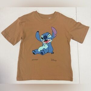 H&M Kids Brown Stitch T-Shirt